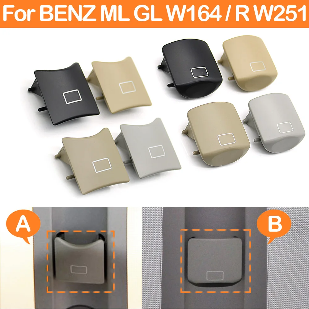 Car Power Sunroof Window Switch Button Knob Cover for Mercedes Benz ML GL W164 R Class W251 ML320 ML350 GL350 GL450 R300 R350