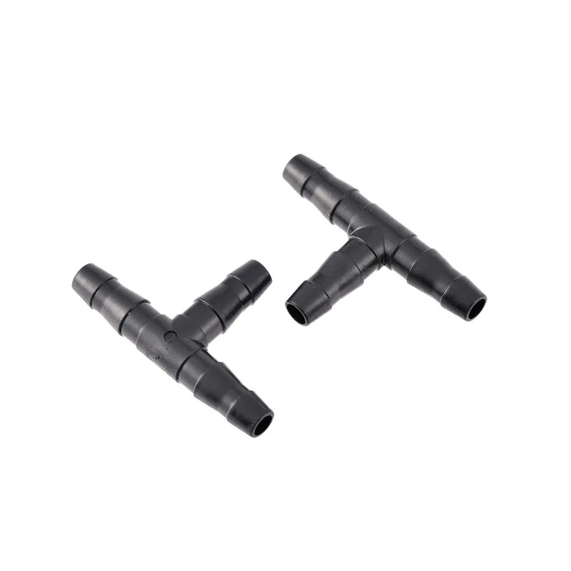 

50 шт. 1/4 "зубчатые тройники для шланга 4/7 мм, садовые фитинги для капельного орошения, водопроводные трубы, спринклерная столярная система