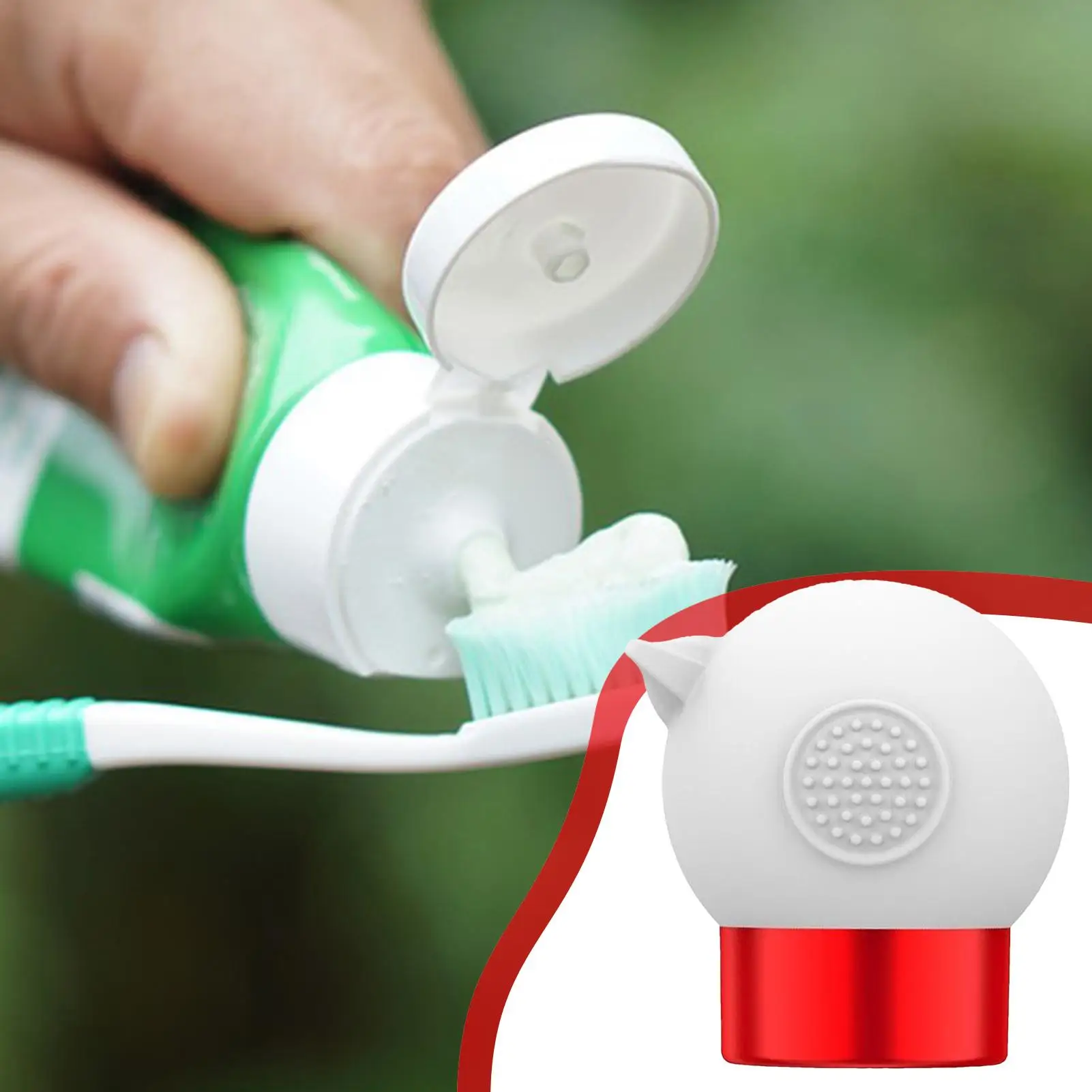 

Pump Toothpaste Squeezer Self-Closing Toothpaste Tube Squeezer Hygienic Portable No Waste Dispensing Tool for Teens Family