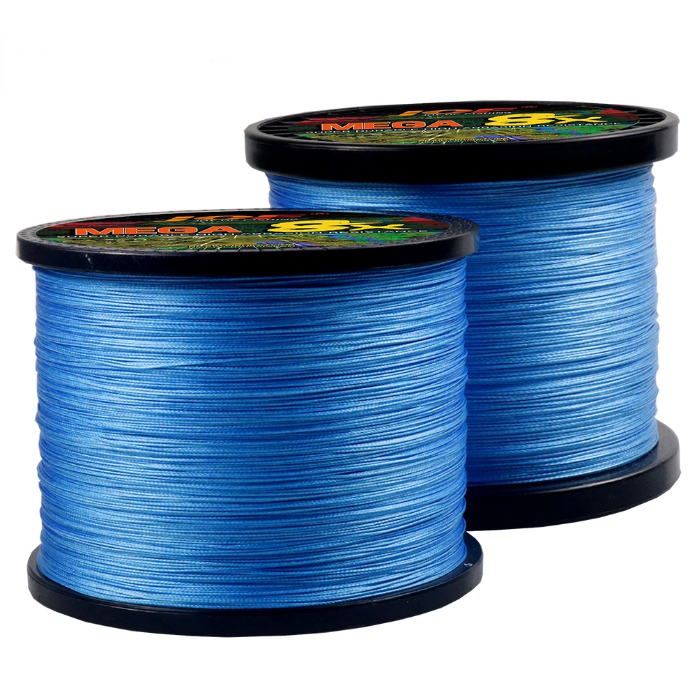 300M 500M 1000M 8 Strands PE Braided Fishing Wire 18 22 31 39 43 52 61 78LB Multifilament Smooth Multicolor Predatory Fish Tool