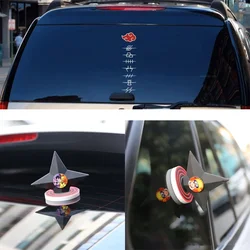 Naruto Akatsuki Car Sticker Anime Car Windshield Stickers Cartoon Waterproof Car Decoration Accessories Computer Case Stickers