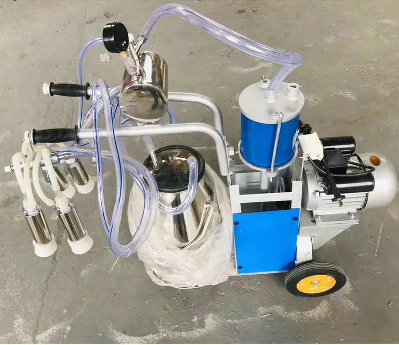 Piston Milking Machine Pulsating Milking Machine Cattle And Sheep Breast Pump Breeding Equipment Milking Device