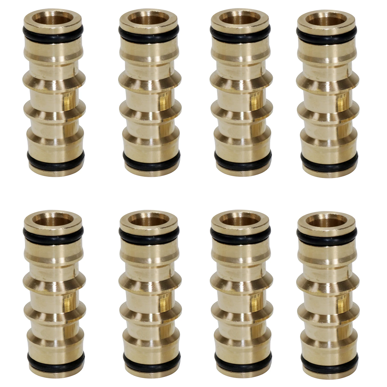 

2 шт. латунный сплав 16 мм ниппель быстрый соединитель резьба шланг быстрый соединитель автомойка садовый ирригационный водяной пистолет фитинг