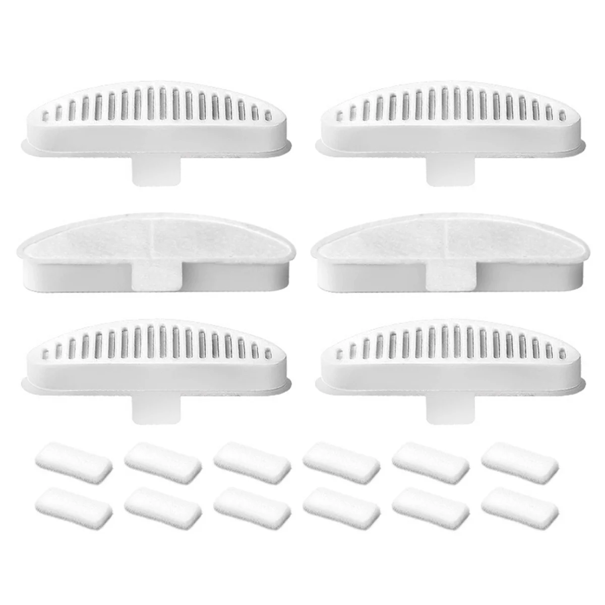 6PCS Cat Water Fountain Filters for Uahpet Water Fountain 67oz/2L Cat Water Fountain Cat Fountain Replacement Filter