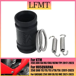 Exhaust Pipe Tailpipe Seal Ring Spring Exhaust Coupling Kit For KTM 250 300 SX XC EXC XCW TPI 2017-2023 For Husqvarna GASGAS