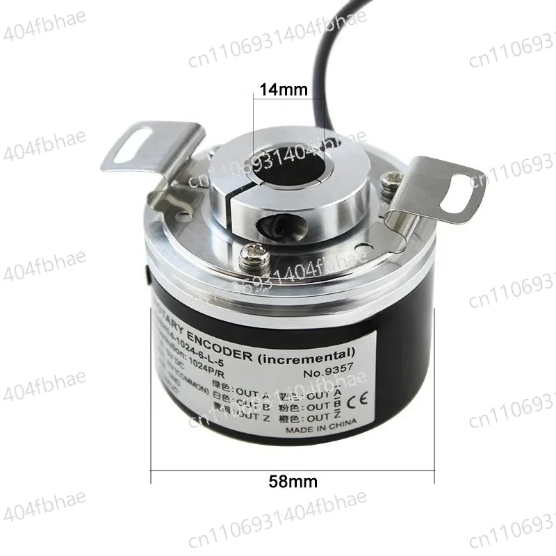 

Инкрементальный поворотный энкодер с полым валом E58H14-1024-6-L-5