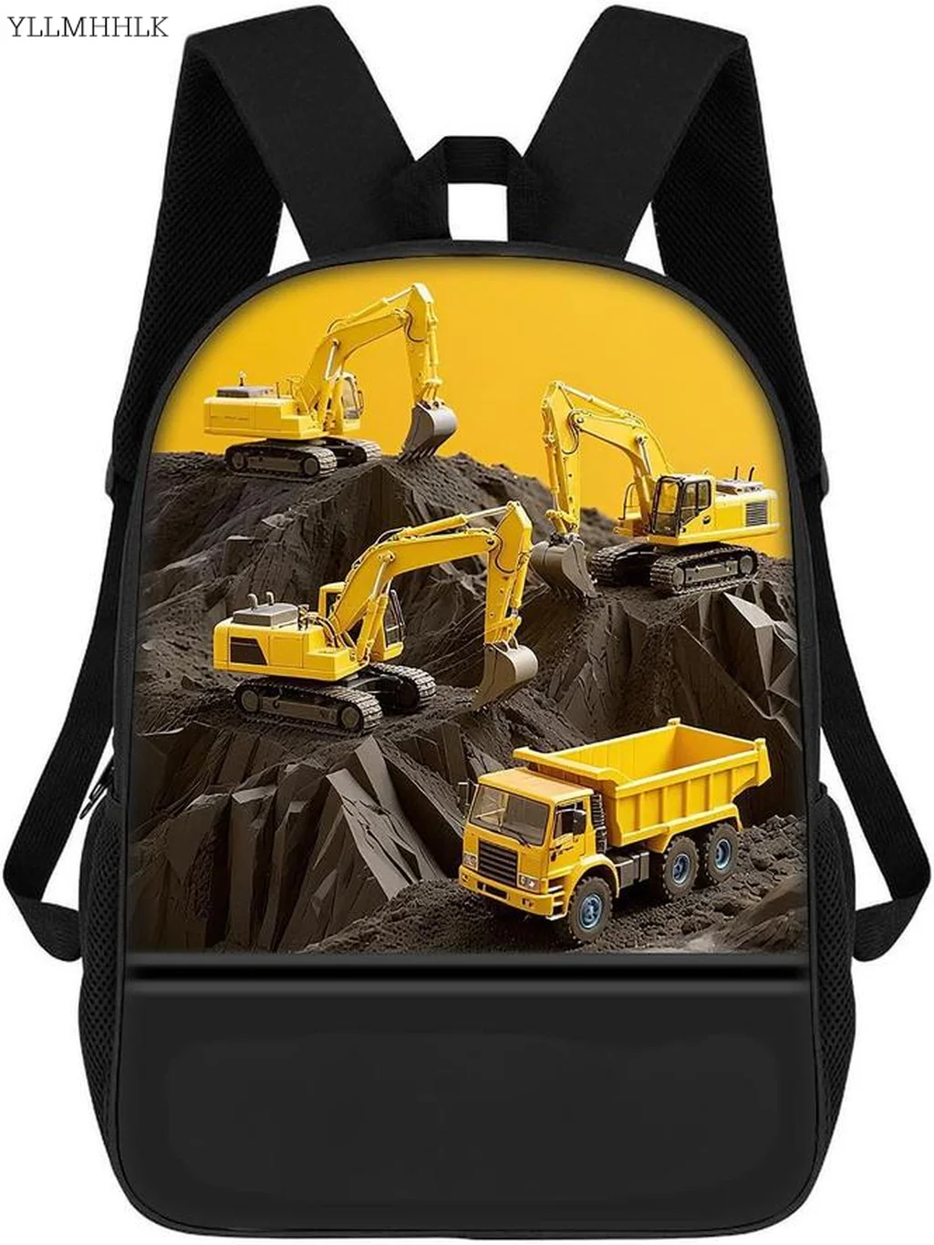 Personalized Engineering Vehicle Themed Backpack, Excavator Backpack, Construction Truck Back Pack