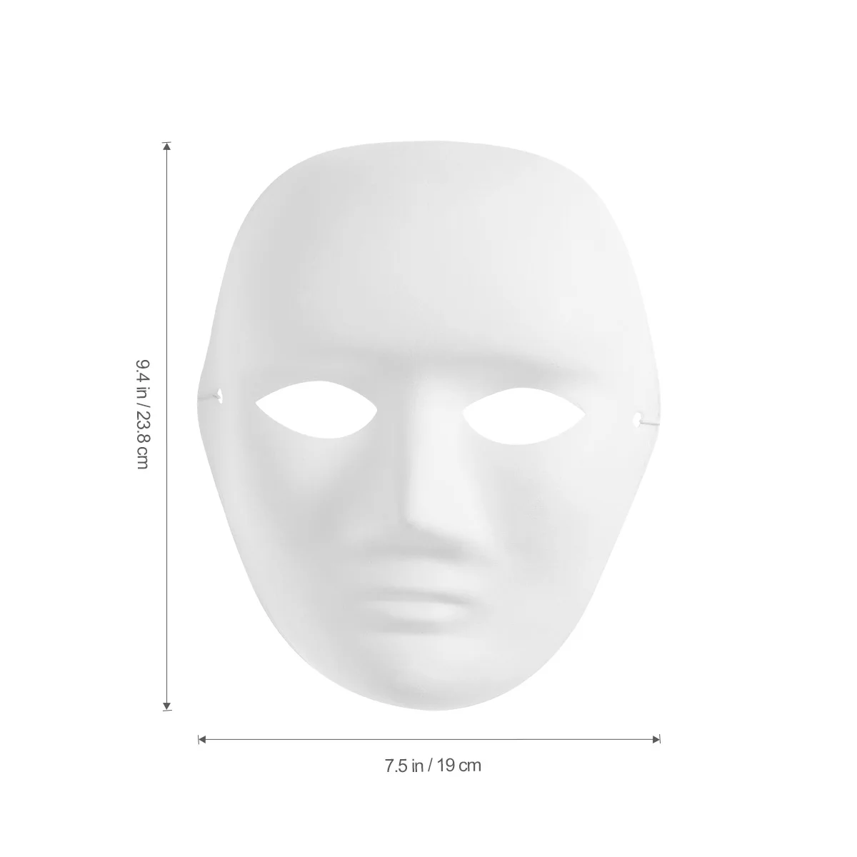

men's portrait mask painting mask diy mask blank mask blank white mask