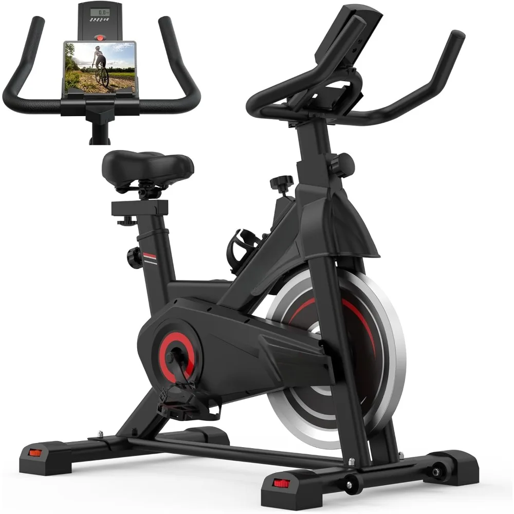 

Exercise Bike, Stationary Bikes for Home Gym,Workout Bike With Belt Drive, Indoor Cycling Bike With Digital Display