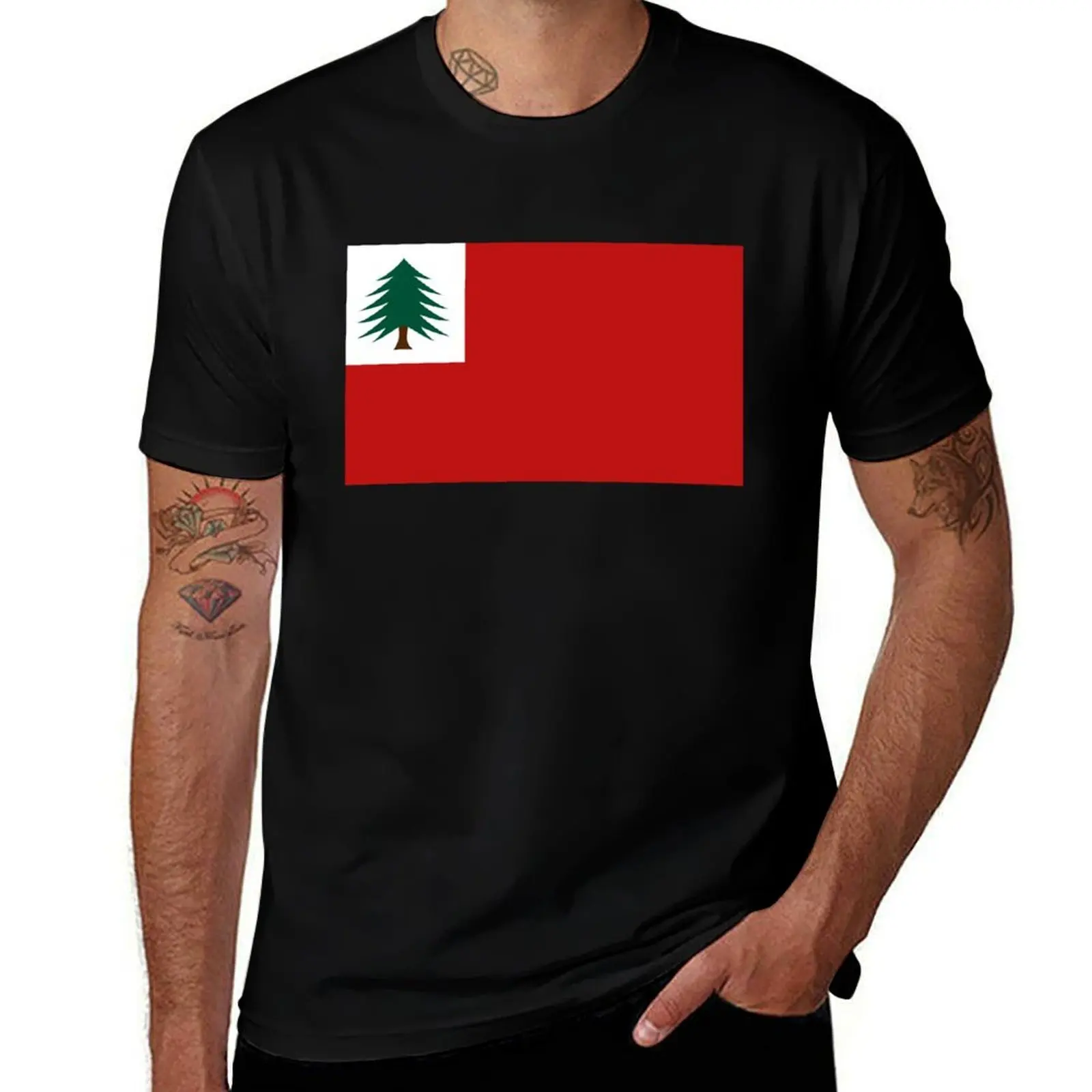

New England Flag T-Shirt shirts graphic tee custom shirt hippie clothes plus size tops t shirt for men