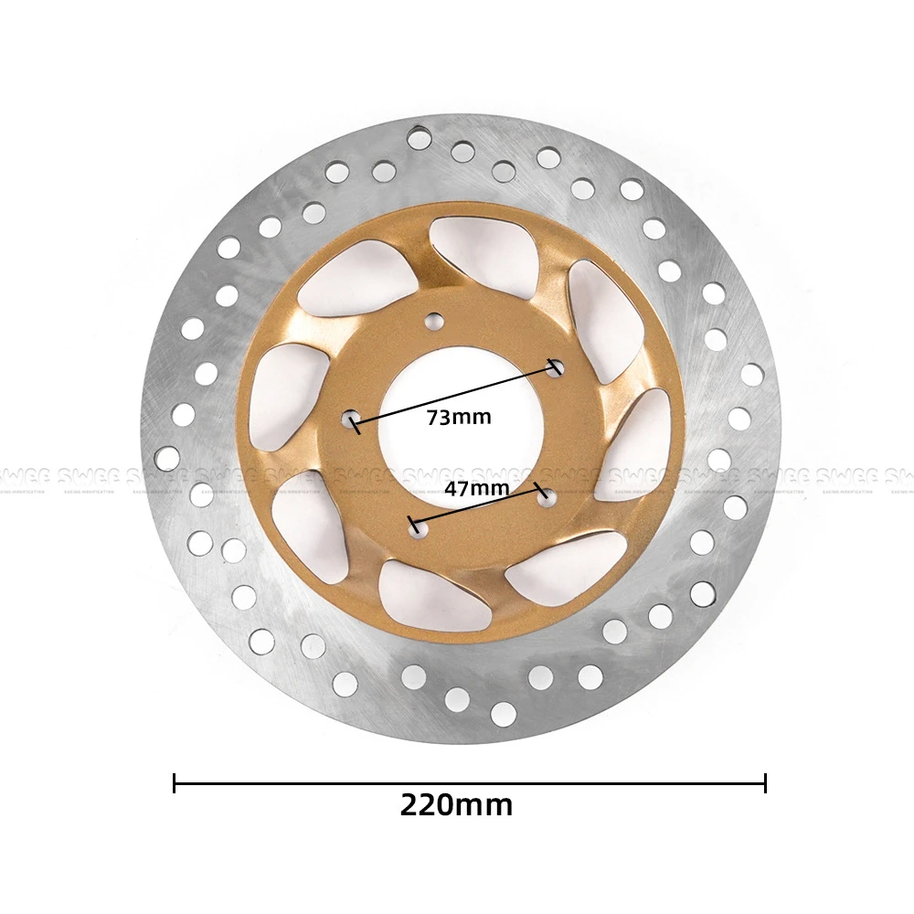 For Honda SUPRA X125 Motorcycle Front Brake Disc Rotor 220MM modification Floating disc brake