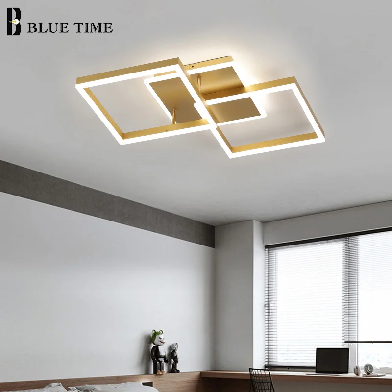 

Modern Gold LED Ceiling Light for Living Room Bedroom Dining Room Kitchen Light Ceiling Lamp Home Indoor Decor Lighting Fixtures