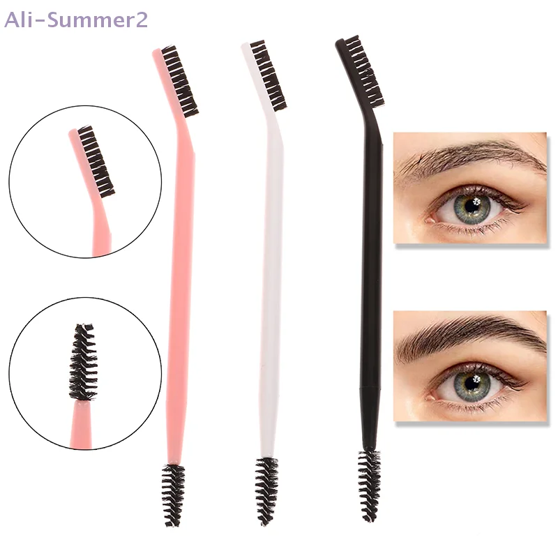 Double Headed Eyebrow Brush Eyelash Comb Eyebrow Eyelash Shaper Eye Brow Brush For Grooming Brows Reusable Makeup Tool