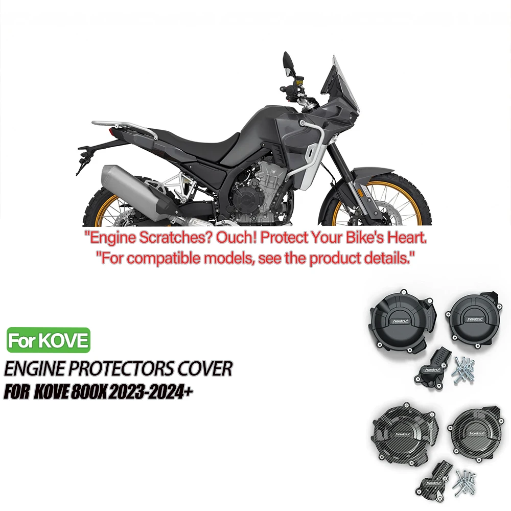 

Motorcycle Engine Cover Sets Bonnet Protector Engine Cover For KOVE 800X 800 X RALLY 800X ADV Super Adventure 2023-2024+