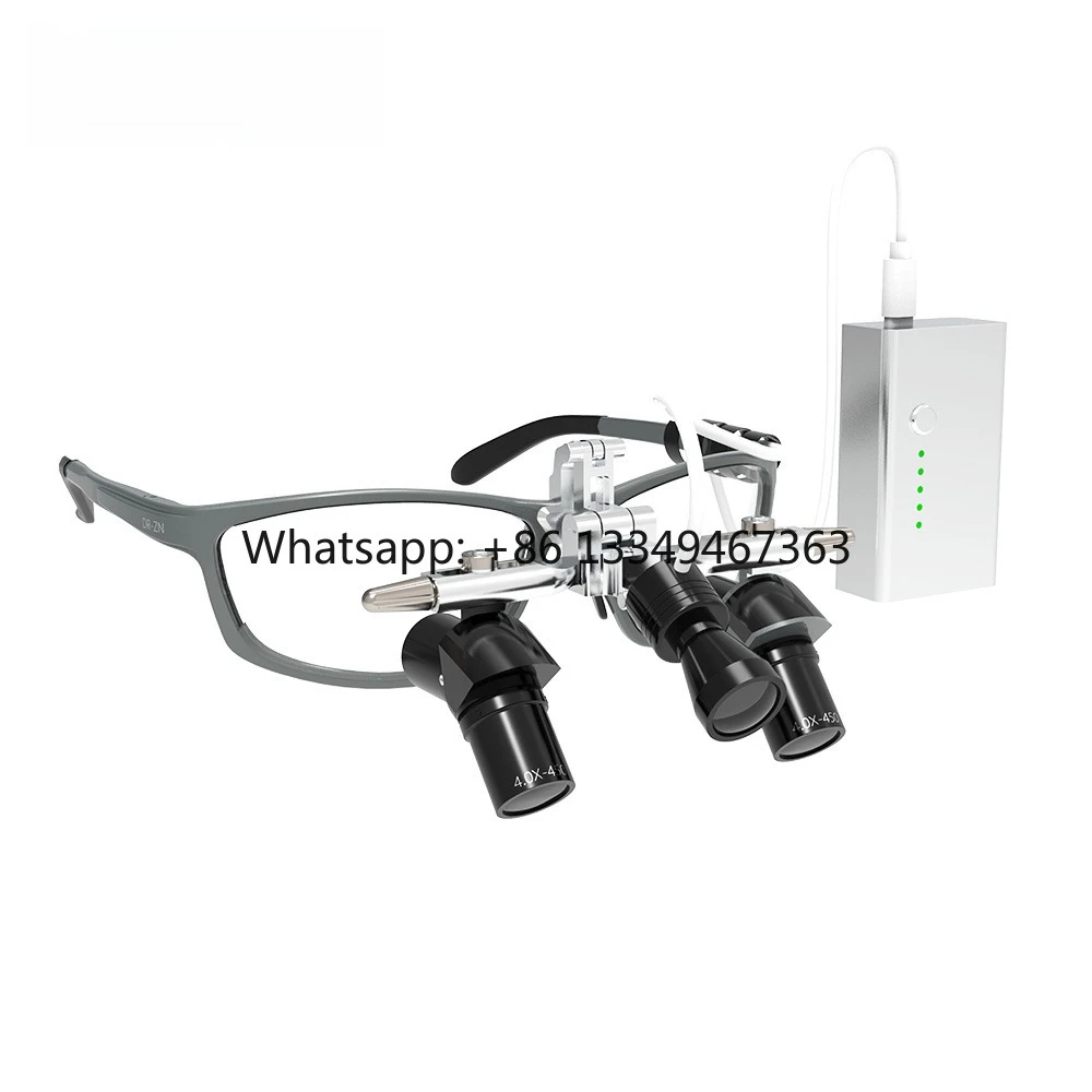 All Metal Material Ergo2 4X 5X 6x Hospital Surgical Loupe Dental Corner Magnifier