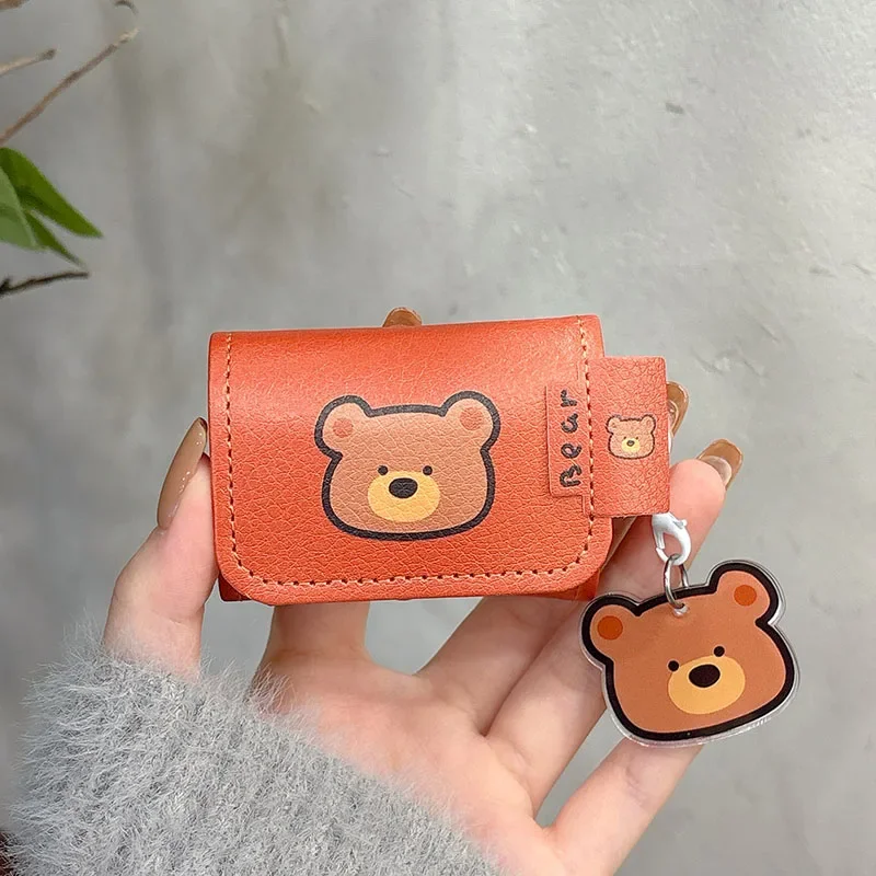 

Милый чехол с милым медведем для HUAWEI FreeBuds 4 4e 5 5i 6i, чехол для HUAWEI Pro 2 3 Pro2 Pro3 SE3 SE2, защитный чехол для FreeClip