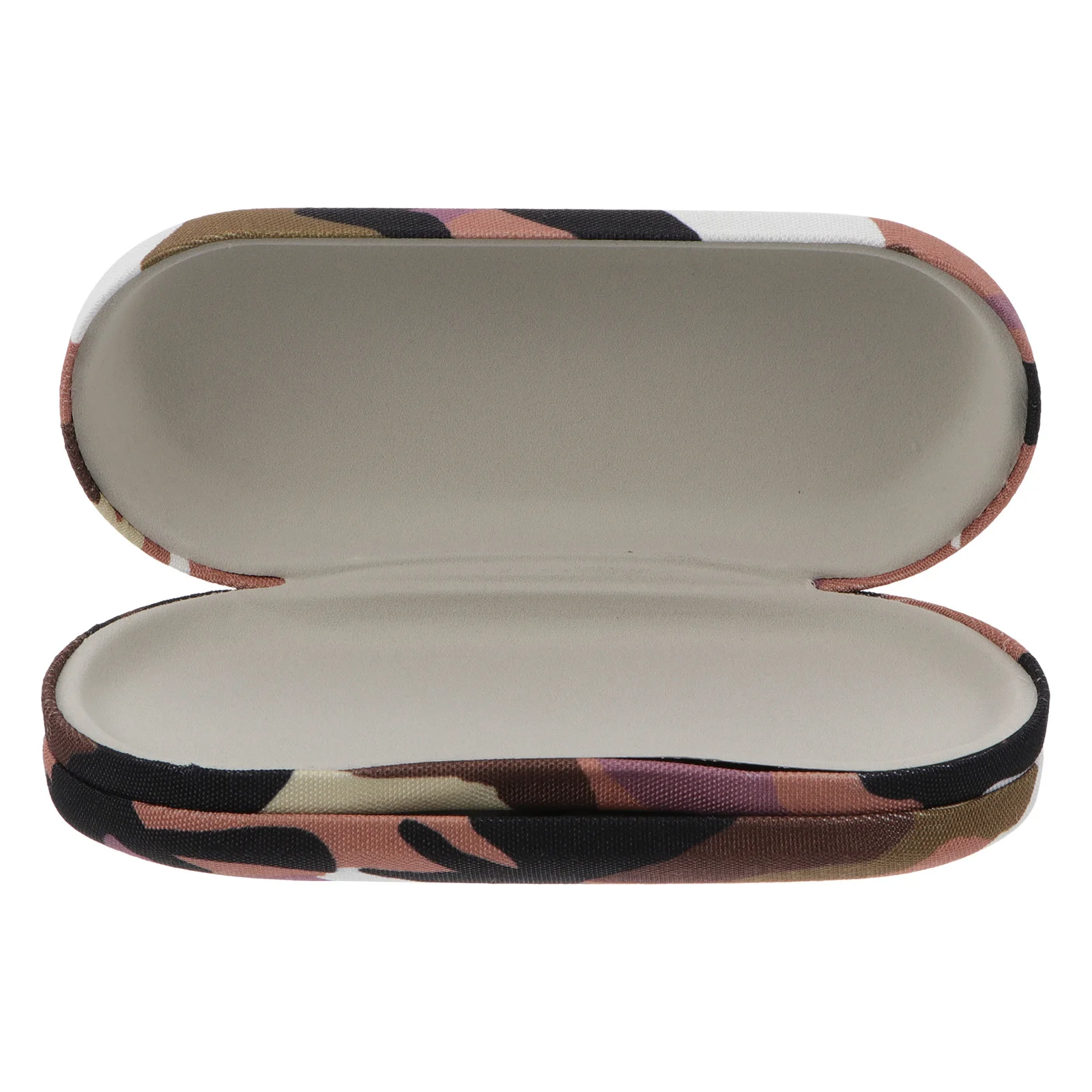 

1Set Camouflage Lens Case 2 in 1 Double Sided Glasses Storage Box Strong Protective Portable Eyewear Container for Students