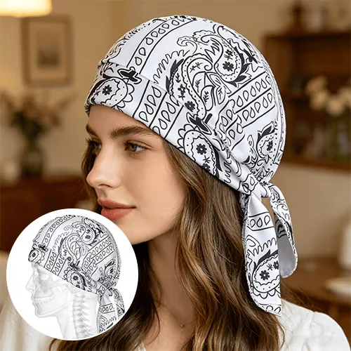 Pañuelo para la Cabeza Unisex con Estampado Paisley para Verano y Primavera, para Motociclismo, Ciclismo, Estilo Pirata, Hip-Hop, Senderismo y Actividades al Aire Libre
