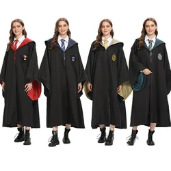 S-XXL dorosły Harries Cosplay magiczna peleryna płaszcz szata Potters hermiona Gryffindor wakacje Halloween akcesoria do kostiumów szkolnych prezent