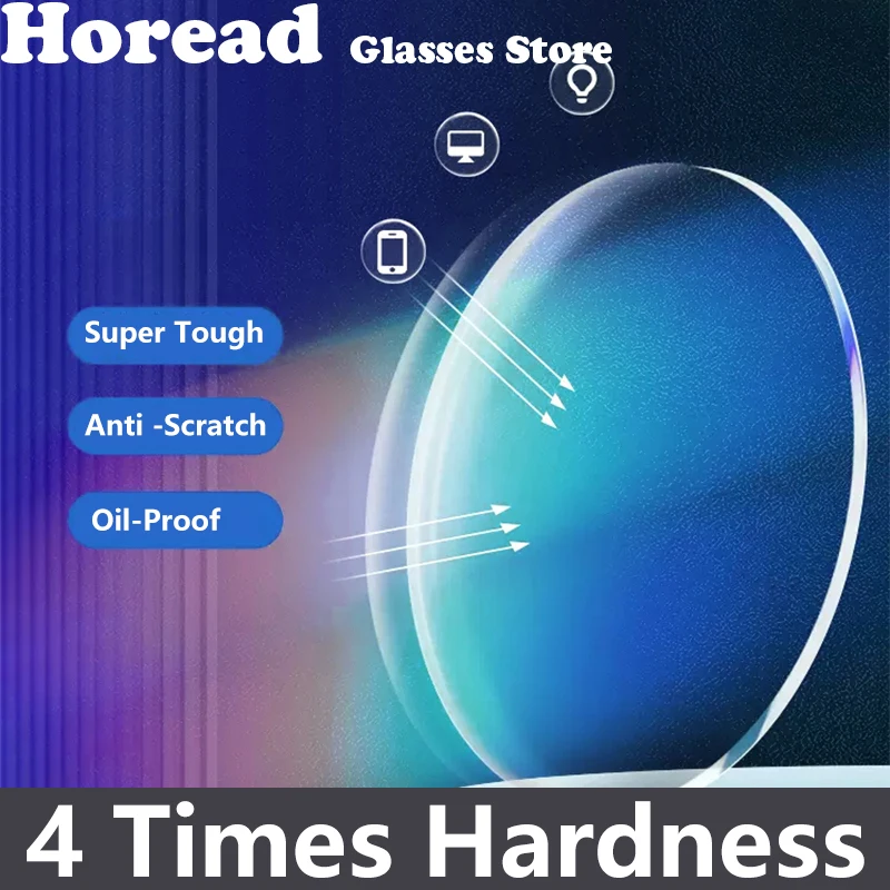 

New Myopia Optical Lenses 1.56 1.61 1.67 1.74 High Quality Thin Prescription Aspheric Resin Anti-blue Light Lens Anti Scratch
