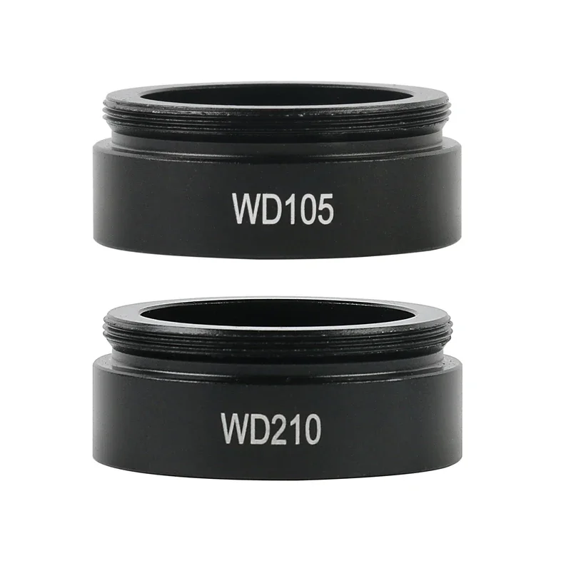 WD105/1X WD210/0.5X C-MOUNT Lens Industry Video Microscope Camera Barlow Auxiliary Objective Glass Lens