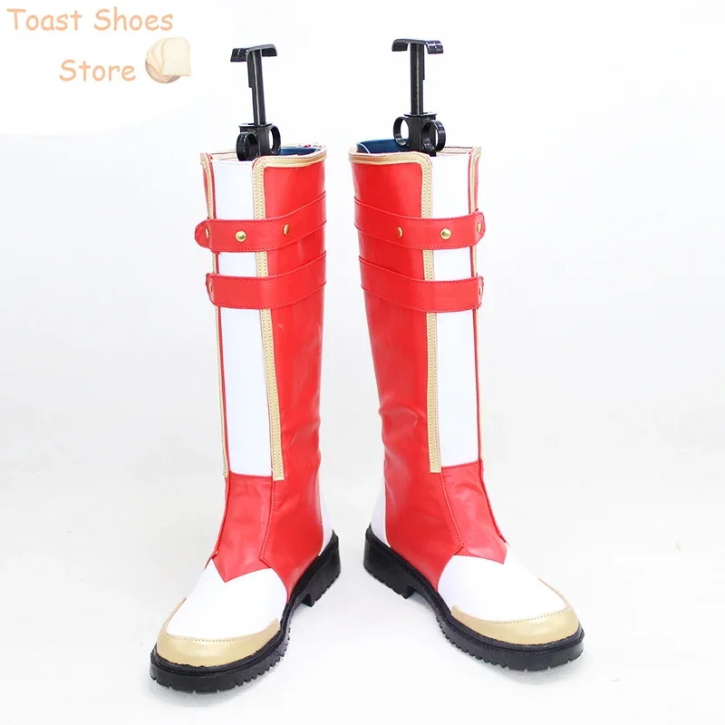 Game Ensemble Stars Morisawa Chiaki Cosplay Shoes PU Leather Shoes Halloween Carnival Boots Cosplay Prop Costume Prop