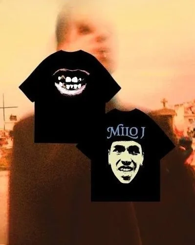 Milo J Merch Tee Unisex T-shirt Men Short Sleeve Tee Causal Tops Clothes Female Y2K Tops