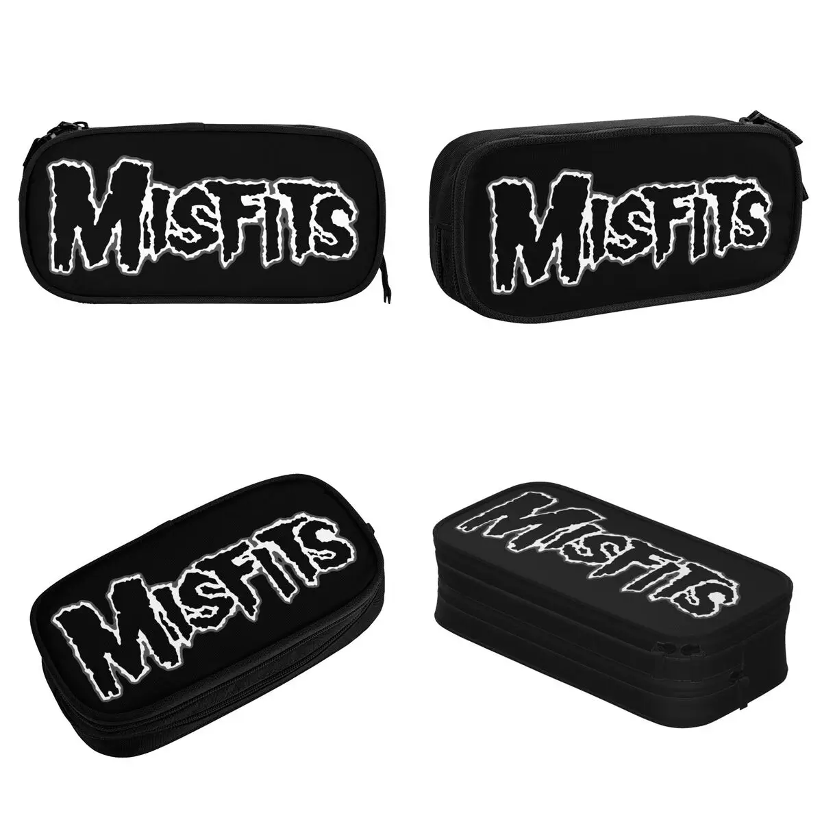 Misfits-Symbol Pencil Case Classic Pen Holder Bag Girls Boys Large Storage Office Gift Pencilcases