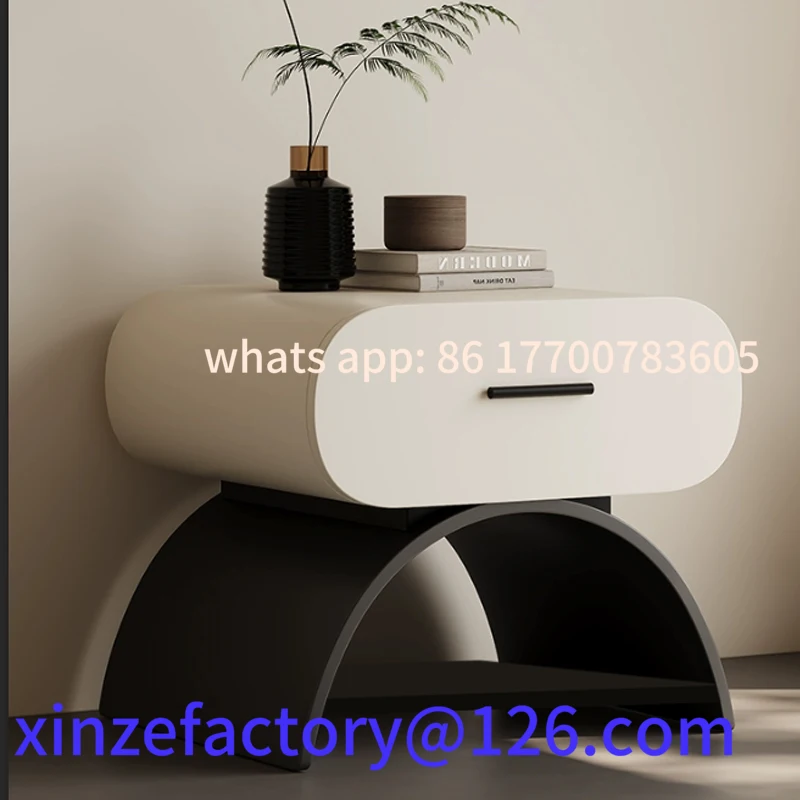 

Customizable Solid Wood Bedroom Storage Storage Bedside Table Living Room TV Side Storage Cabinet