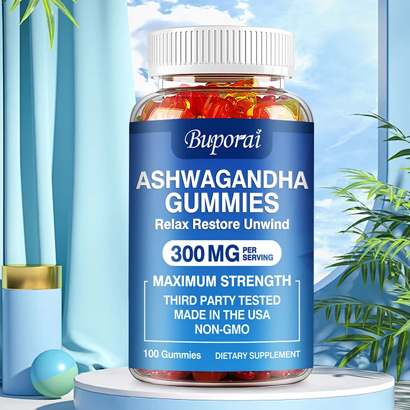 

Ashwagandha Gummies - It Helps To Soothe Emotions, Relax The Mind and Body, Improve Cognitive Function, and Improve Sleep