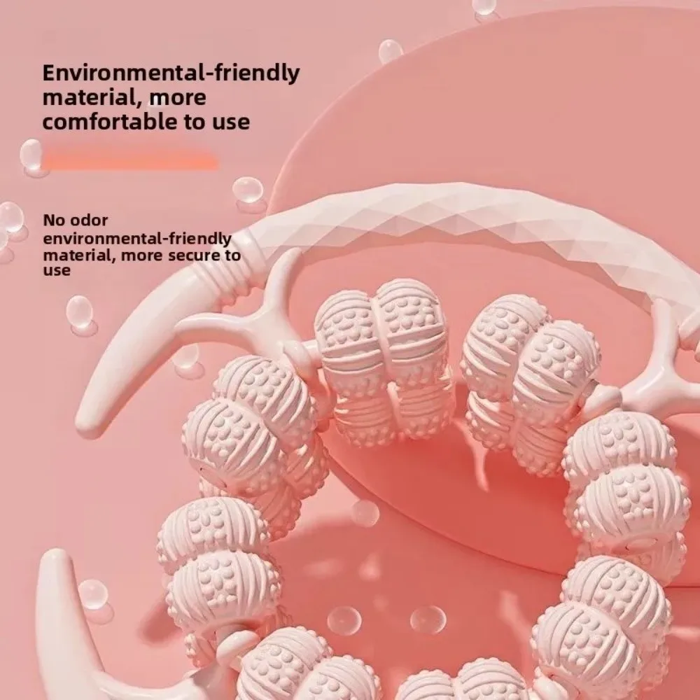 

32 Wheels Annular Leg Clamp Massager 360-degree Rotation Multifunctional Cellulite Massager Handheld Sore Muscle Recovery