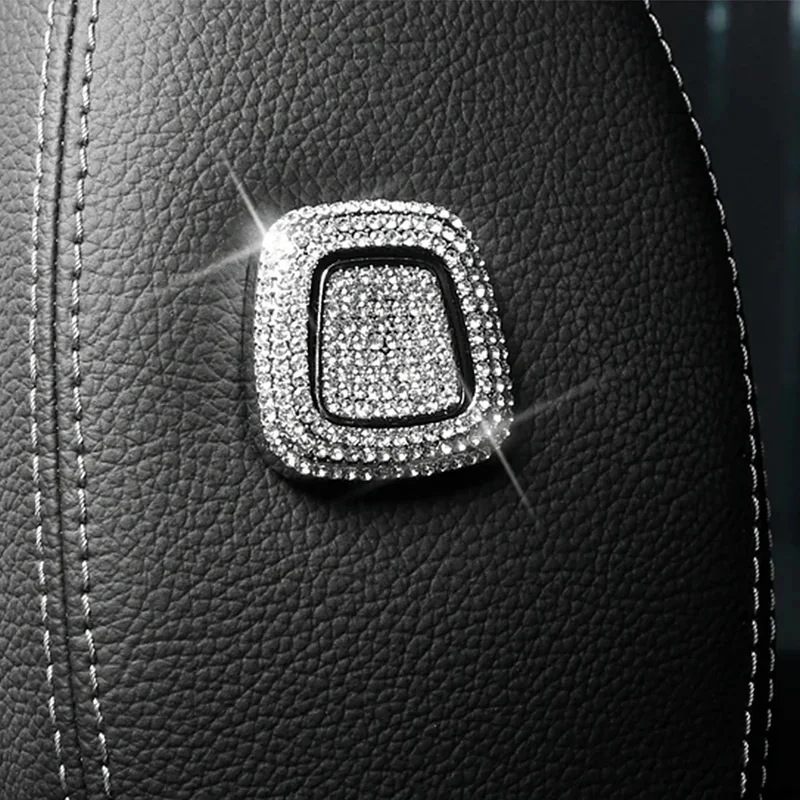 For Mercedes Benz CLA Class CLA180 CLA200 CLA220 2020 2021 Head Pillow Adjust Switch Button Diamond Trim Crystal Cover Modify