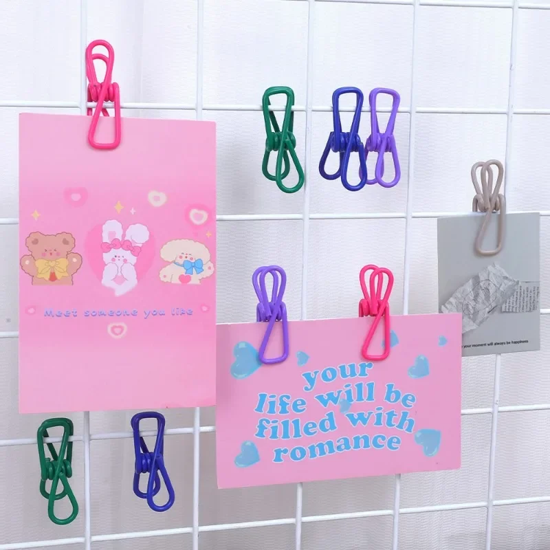 50/1 stücke Mini-Tasche Dichtung sclip bunte tragbare Wäsche klammern Lebensmittel Snack Dichtung Dichtung Aufbewahrung clips Metall klemme Küchen bedarf