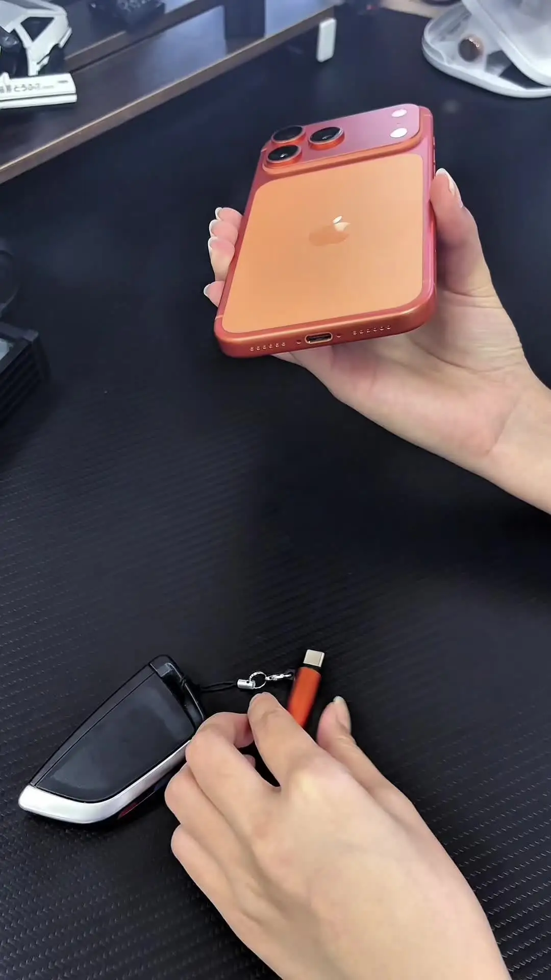 Type C Mini Cigarette Lighter Blow-to-Ignite Auto Shut-Off Outdoor Safety USB C Mobile Cigarette Lighter Adapter For iPhone 17
