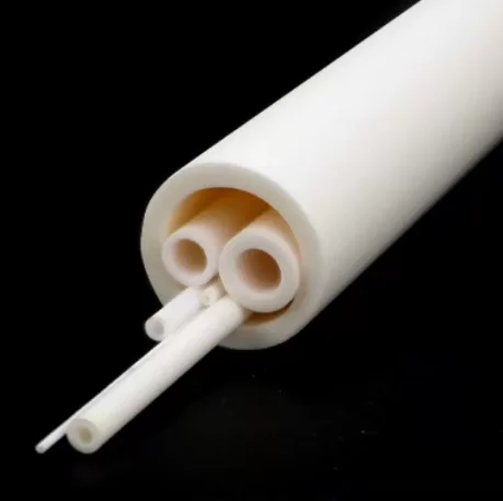 High Temperature Resistant Hollow Alumina Ceramic Tube Insulation Thermocouple Protection Sleeve For Industrial Heating