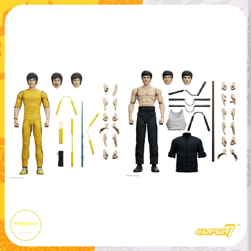 Super 7 Ultimate Edition Series 1 Action Figure - Bruce Lee Death Game Festival Gift Collectible Toy For Fans