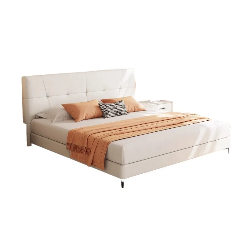 

Modern Simple Double Bed Cheap Wooden Bedroom Modular Queen Full Size Bed Bases Twin House Camas De Dormitorio Home Furniture