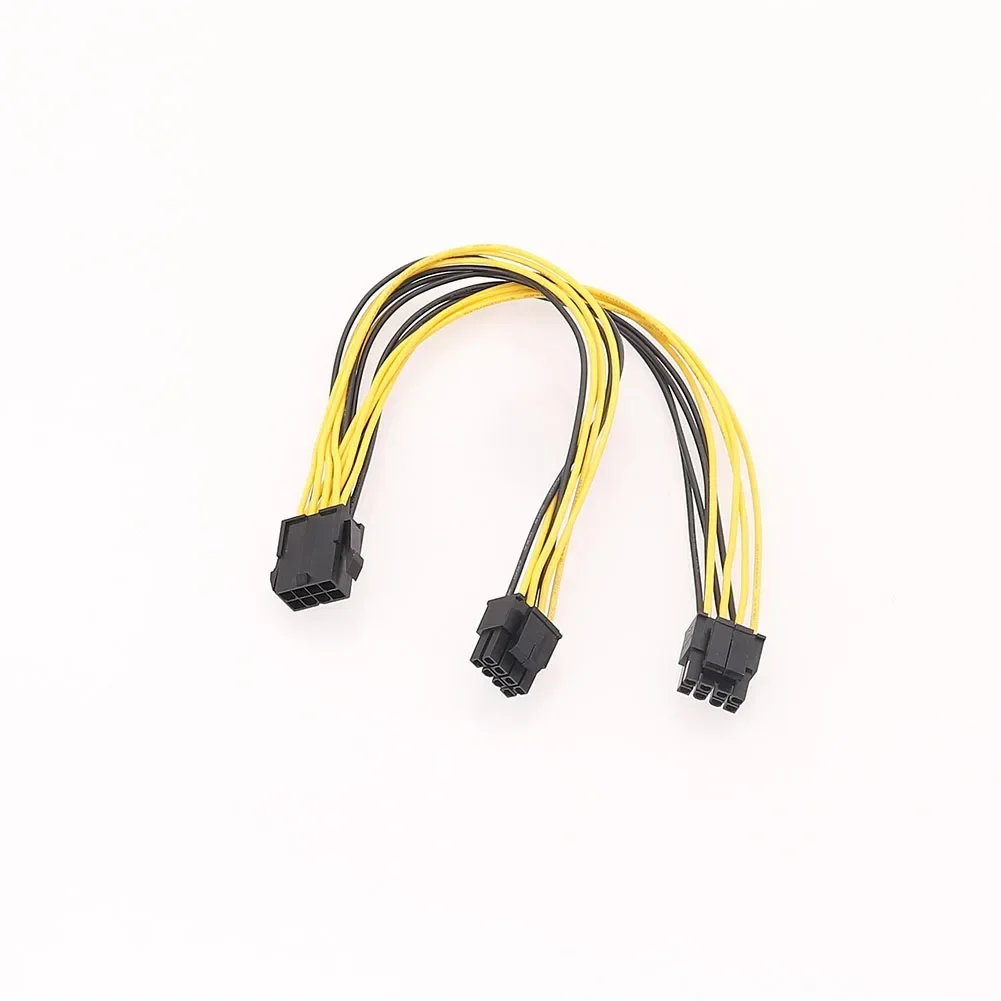 Brand New Accessories Power Cable Accessories For Graphics Card Splitter Tinned Copper To Dual PCIe 1007 18AWG