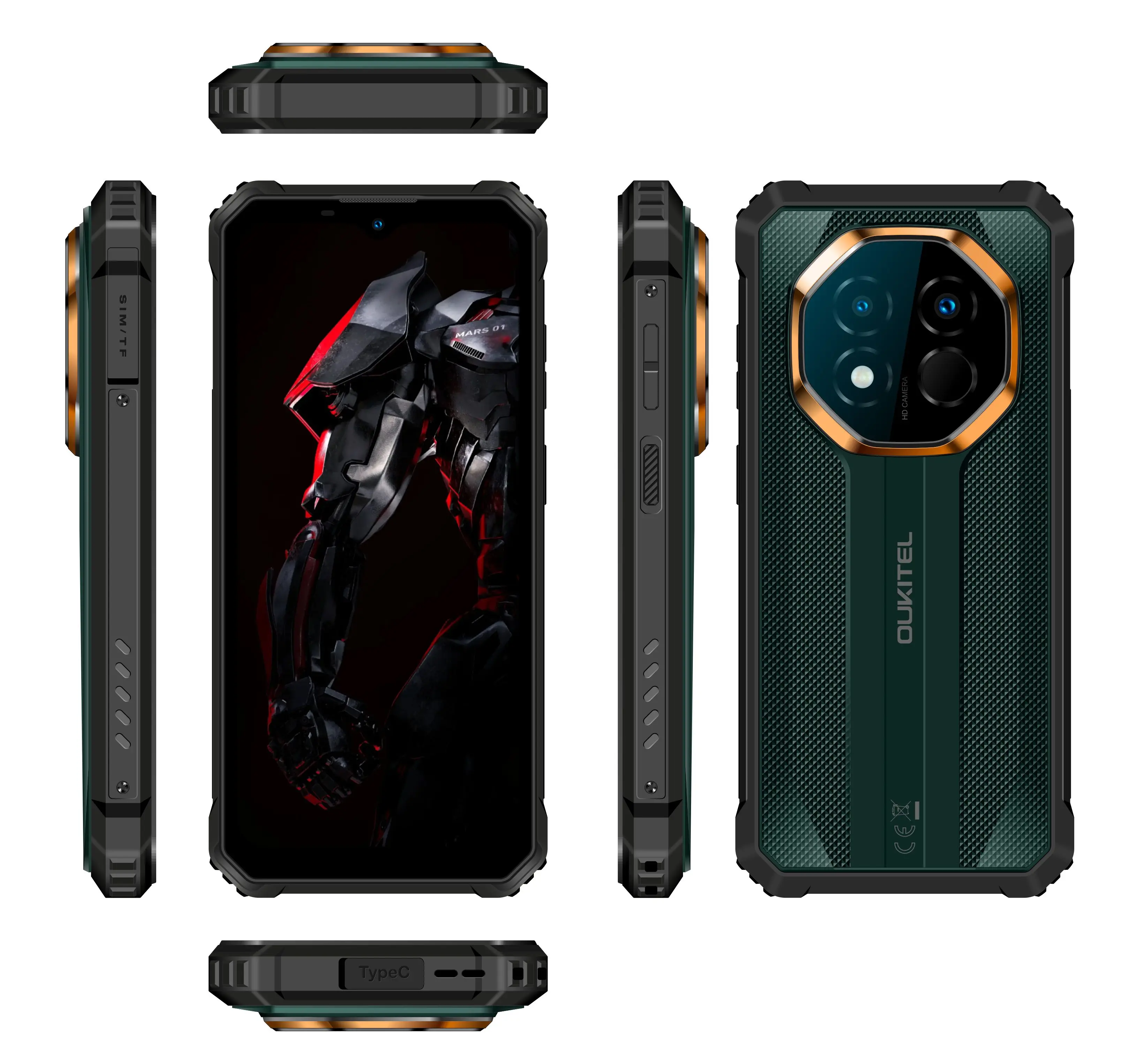 Oukitel G7 Rugged Smartphone 24GB (8+16) RAM 256GB ROM Android 16
