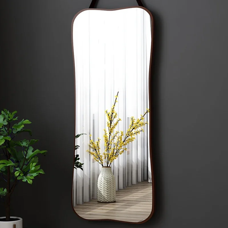 

Nordic Hallway Mirror Aesthetic Vintage Full Body Mirror Hairdressing Aesthetic Wall Autocollants Home