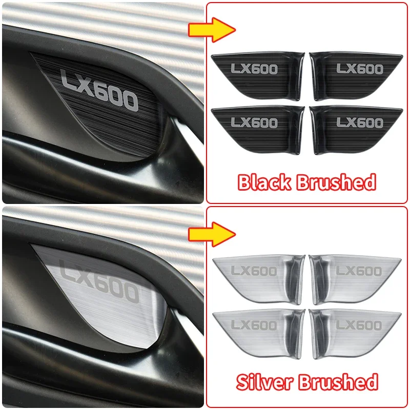 ل 2022 2023 2024 لكزس Lx600 LX500D الفولاذ المقاوم للصدأ مقبض باب السيارة الديكور لصق الباب الداخلي ترقية الملحقات ضبط