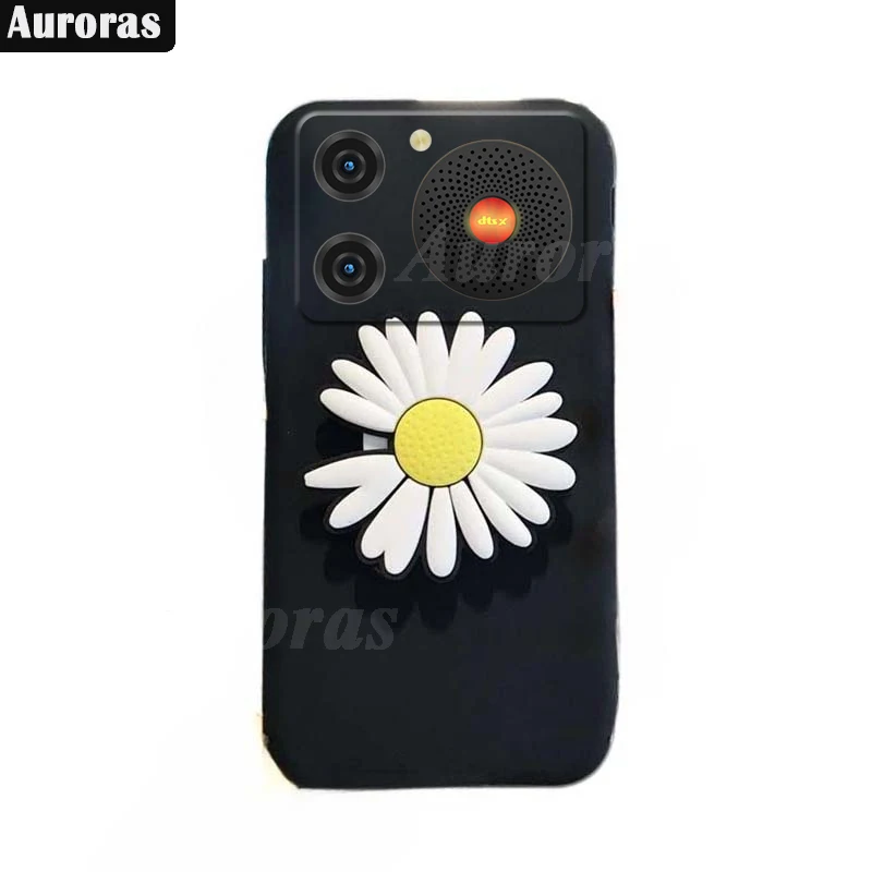 Auroras For Nubia Music Case Chrysanthemum Ring Ultra-Thin Silicone Soft Shell For Nubia Music Back Cover