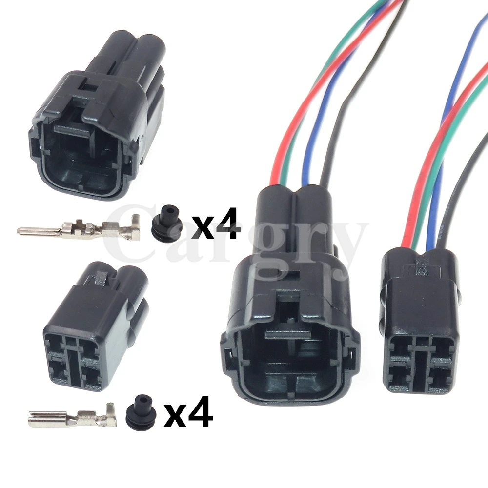 

1 Set 4P 6180-4182 6187-4442 AC Assembly Automobile Parts Auto Male Female Wiring Socket Car Waterproof Plug