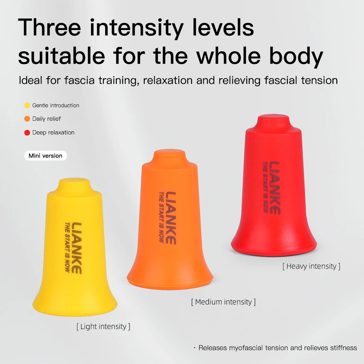 Soft Silicone Standard & Mini Muscle Fascia Cupping Relaxation Tool Combo Set for Muscle Relief