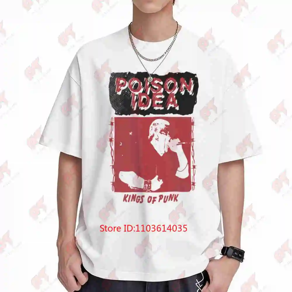 Idea Kings Of Punk Short Sleeve Tee 100% Cotton T-Shirt