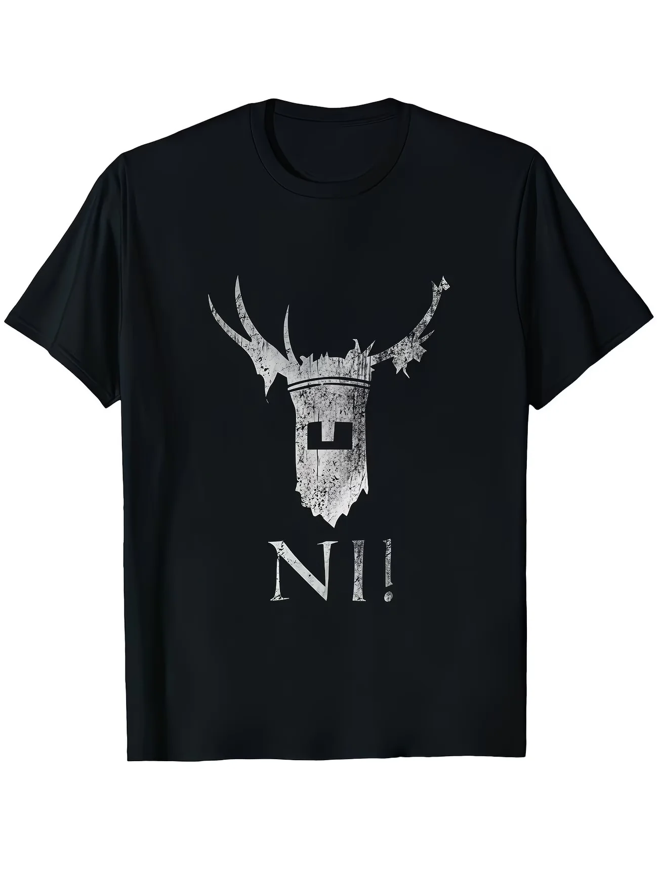 Vintage Monty Python y El Santo Grial Los Caballeros Que Dicen "Ni!" Camiseta de algodón para hombre y mujer, estilo oversize, novedosa, para verano, estilo urbano