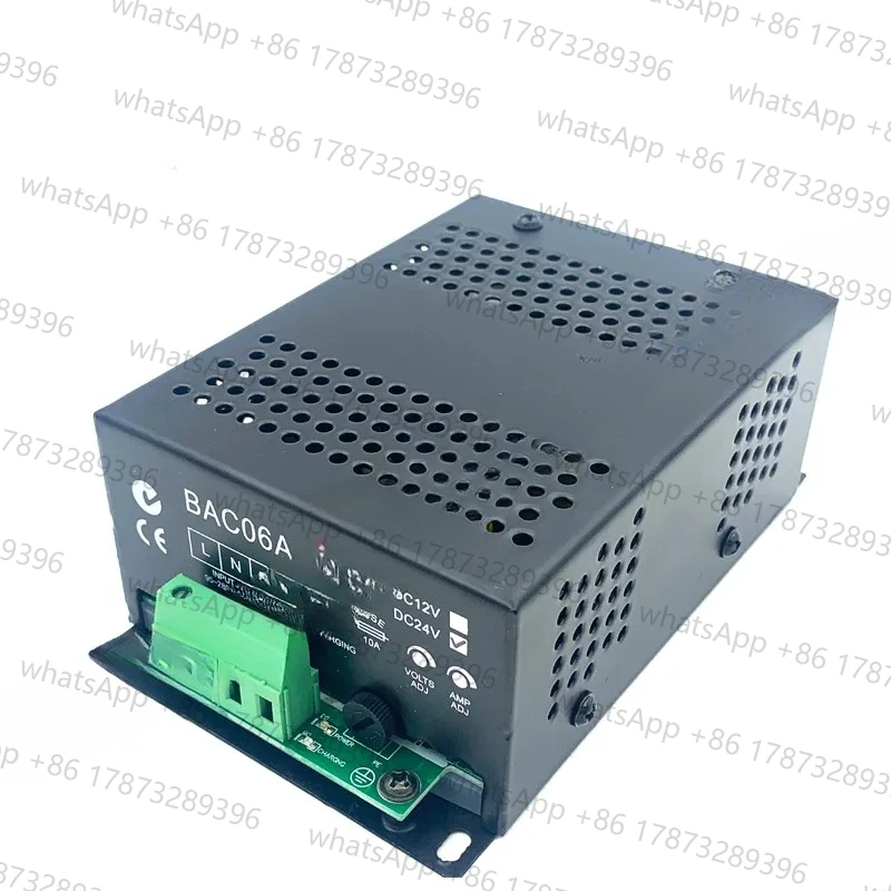 

BAC06A Зарядное устройство для аккумуляторов 12 В или 24 В Плавающая зарядка, Автоматическое зарядное устройство для аккумуляторов 12 В или 24 В 12 В, 6 А, 3 А