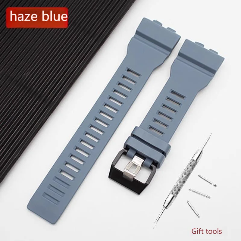 สําหรับ Casio G-SHOCK GBA-800 GBD-800 GMA-B800 นาฬิกาสายคล้องข้อมือ Premium TPU นาฬิกาผู้ชายสร้อยข้อมือซิลิโคน 16 มม.นาฬิกาอุปกรณ์เสริม