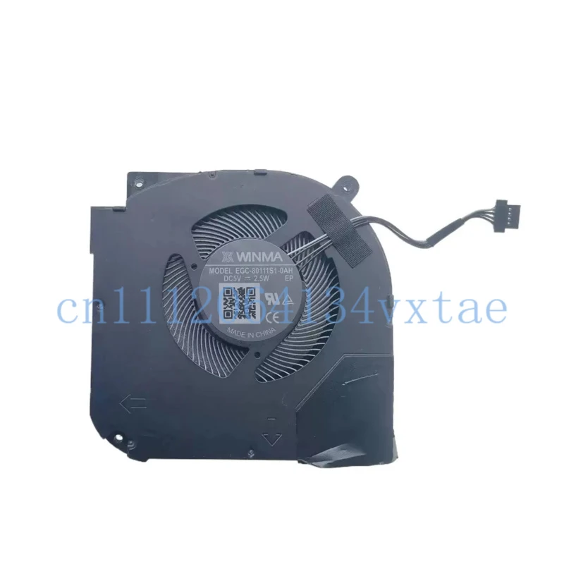 New Original Laptop Cooling Fan For Schenker XMG Neo 15 Gaming THER7GM7A0-2911 GM7AG0M WINMA MODEL EGC-80111S1-0AH DC5V 2.5W 0.1