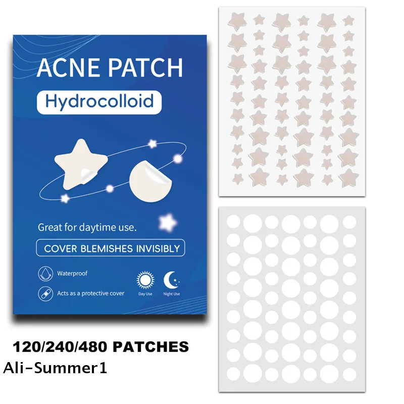 

120/240/480 шт. Невидимые профессиональные патчи для лица от акне и прыщей, заживляющие, абсорбирующие, для мужчин и женщин